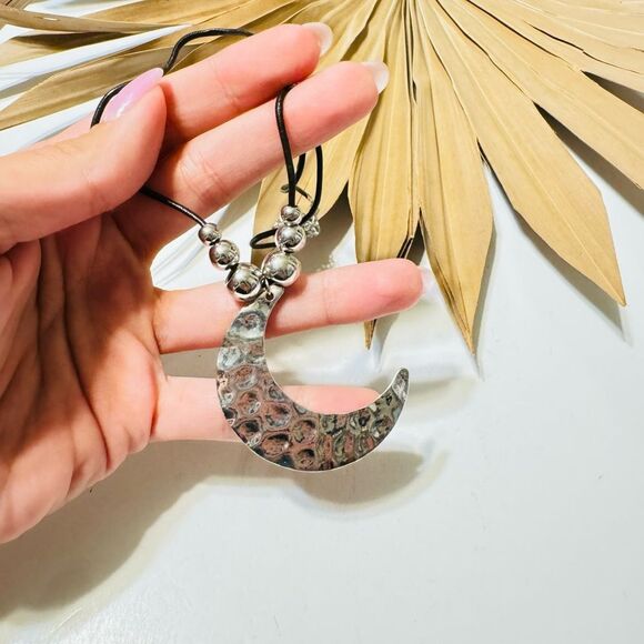 Moon boho necklace S716 - Picture 3 of 3